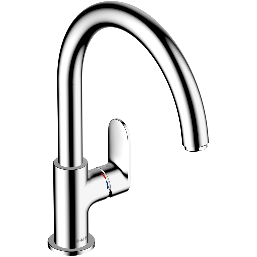 Кухонный смеситель 260 однорычажный с поворотным изливом Hansgrohe Vernis Blend M35 71870000