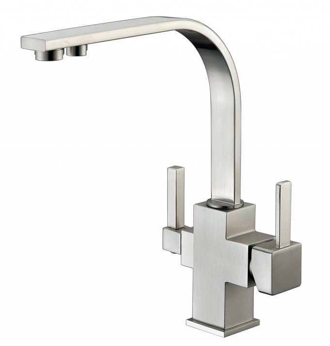 Смеситель для кухни Zorg ZR 332 YF NICKEL (никель)