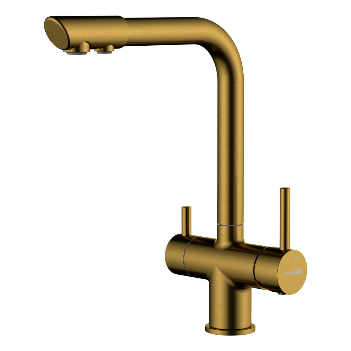 Смеситель для кухни WasserKRAFT A8387 (золото матовое)