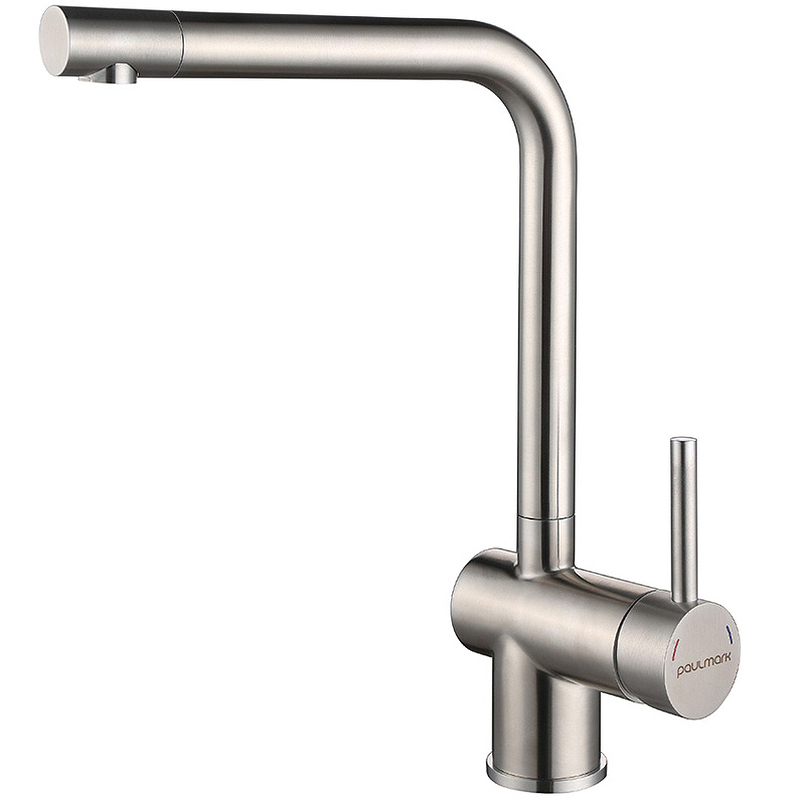Смеситель для кухни Paulmark Spring Sp212067-SS (нержавеющая сталь)