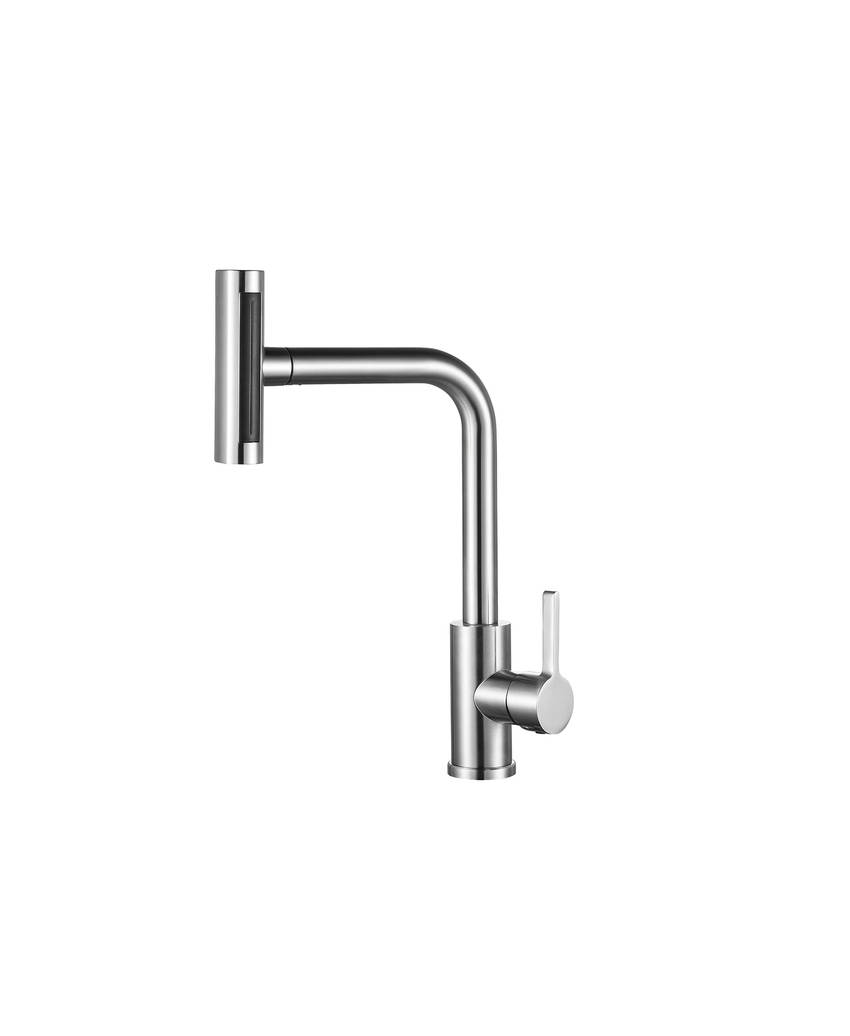 Смеситель для кухни Zorg Steel Hammer SH 093 INOX (матовая сталь)