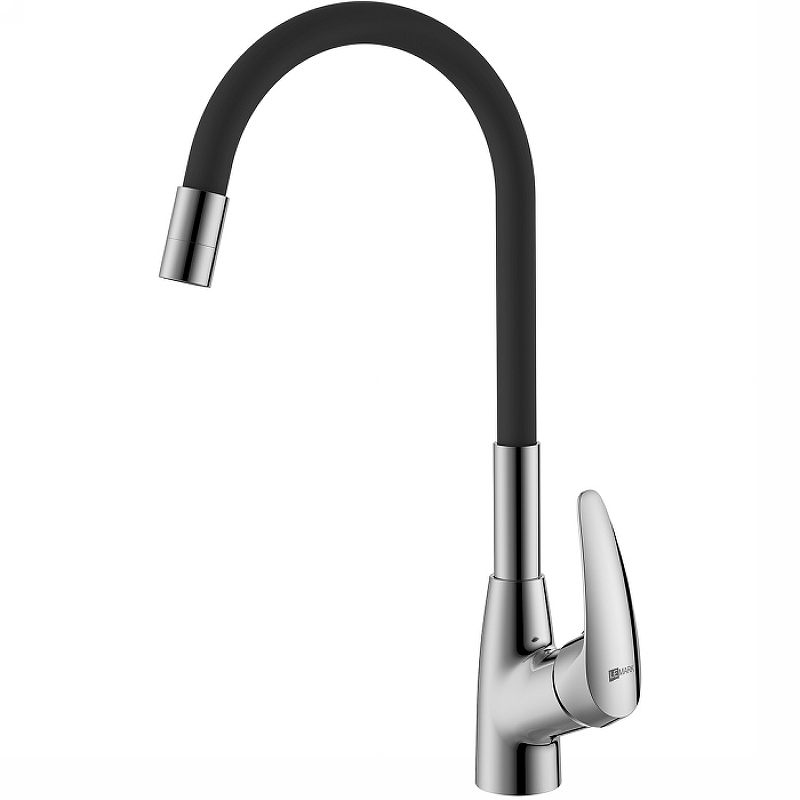 Смеситель для кухни Lemark Linara LM0415C-Black (хром/черный)