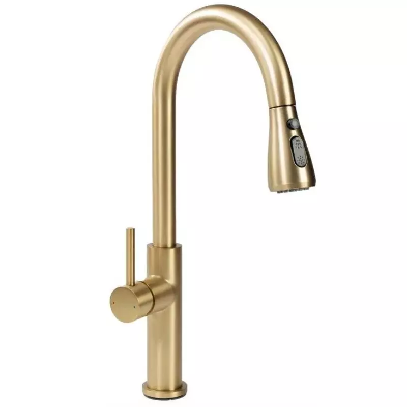 Смеситель для кухни Rea Nest REA-B6600 (золото матовое)