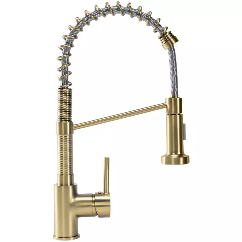 Смеситель для кухни Rea Spring REA-B4805 (золото матовое)