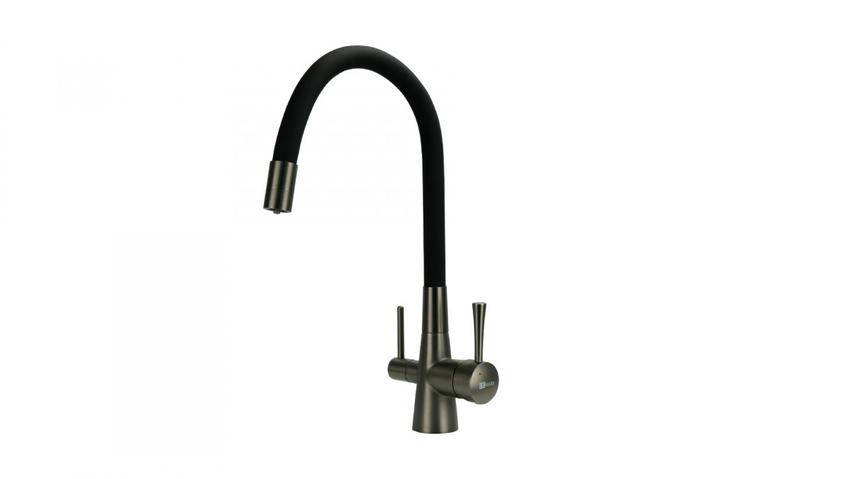Смеситель для кухни Lemark Comfort LM3075GM (гранит)