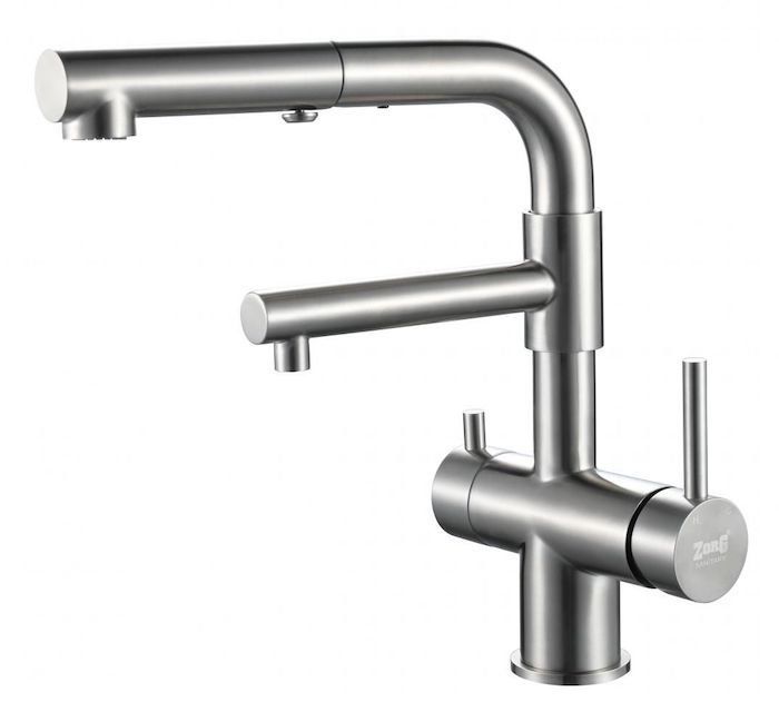 Смеситель для кухни Zorg SZR-3216 INOX (хром)
