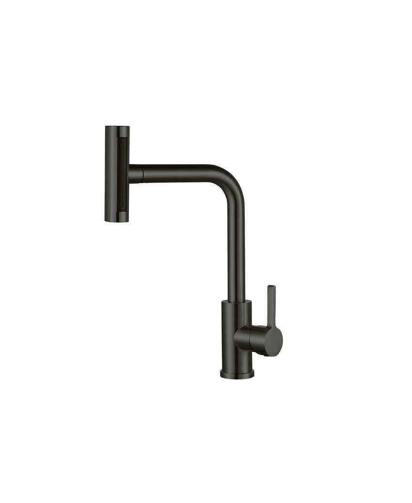Смеситель для кухни Zorg Steel Hammer SH 093 PVD GRAFIT (графит)