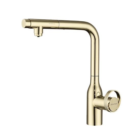 Смеситель для кухни Paulmark Urban Ur213104-G (золото)