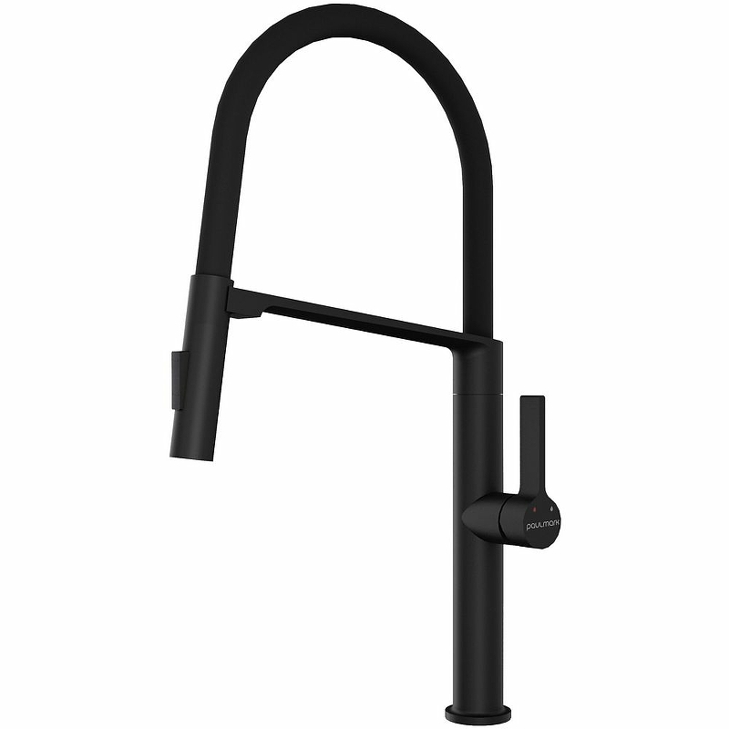 Смеситель для кухни Paulmark Barrel Ba214029-AN (антрацит)