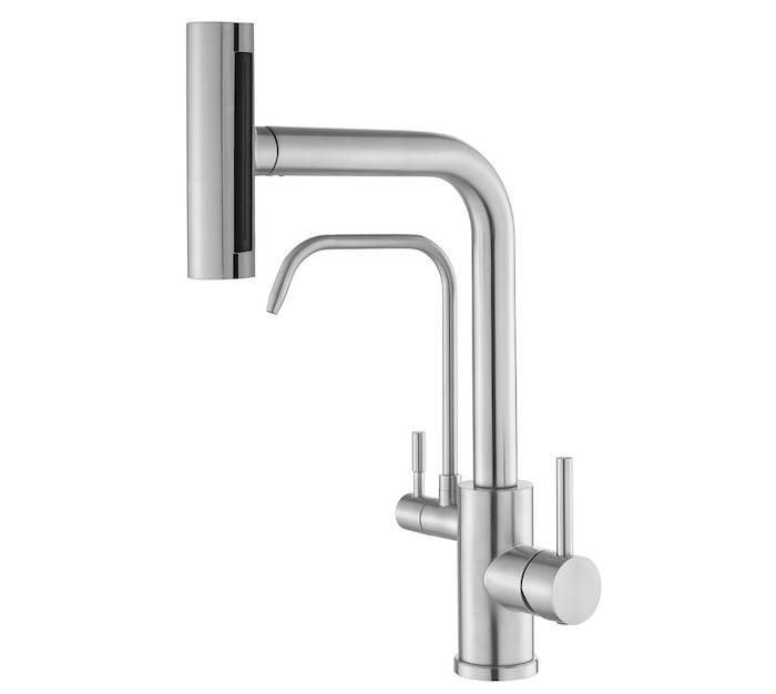 Смеситель для кухни Zorg Steel Hammer SH 091 INOX (матовая сталь)