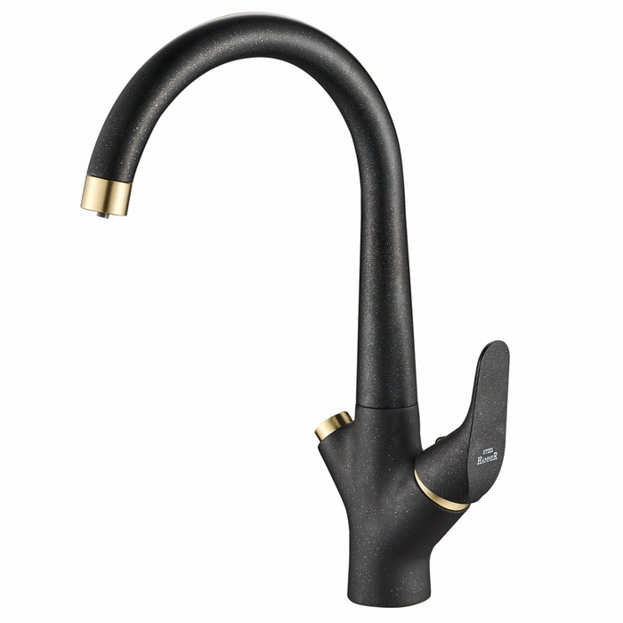 Смеситель для кухни Zorg SH 815 BLACK BR (черный/бронза)