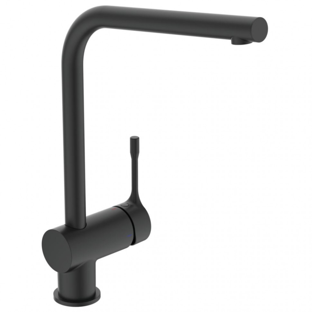 Смеситель для кухни Ideal Standard Ceraline BC174XG (чёрный матовый)