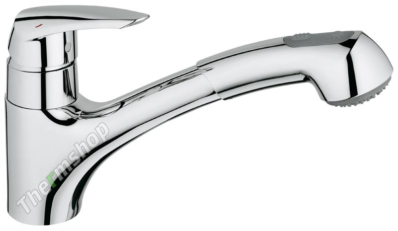 Смеситель для раковины Grohe Eurodisc 32257001 с выдвигающейся лейкой