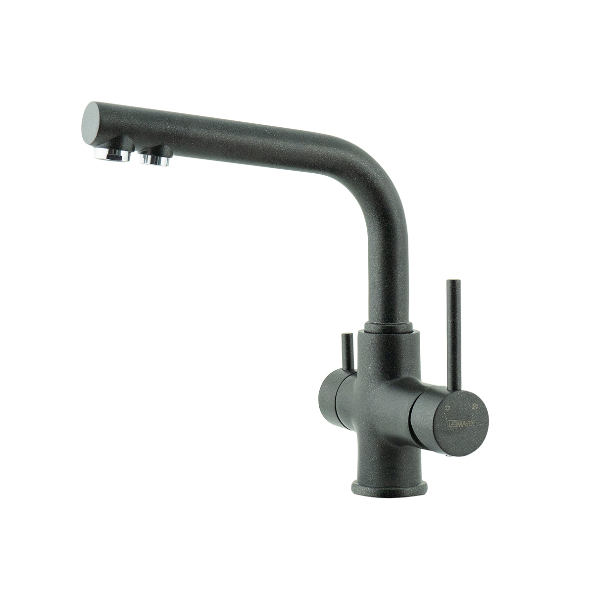 Смеситель для кухни Lemark Comfort LM3061PAN (антрацит)