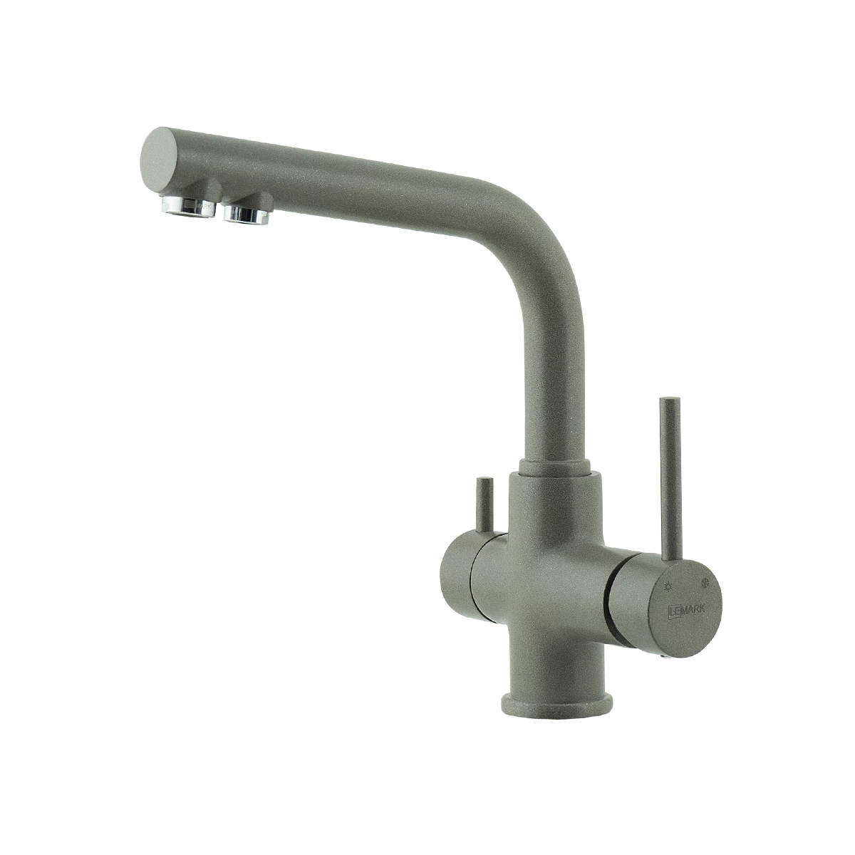 Смеситель для кухни Lemark Comfort LM3061PGS (серый шёлк)