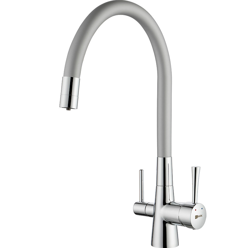 Смеситель для кухни Lemark Comfort LM3075C-Silver (хром/серебро)