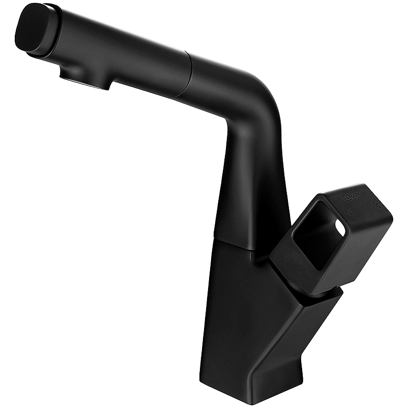 Смеситель для кухни Lemark Soul LM6008BL (черный)
