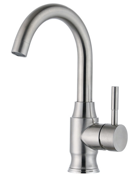 Смеситель для кухни Zorg SH 6166 INOX (сталь)