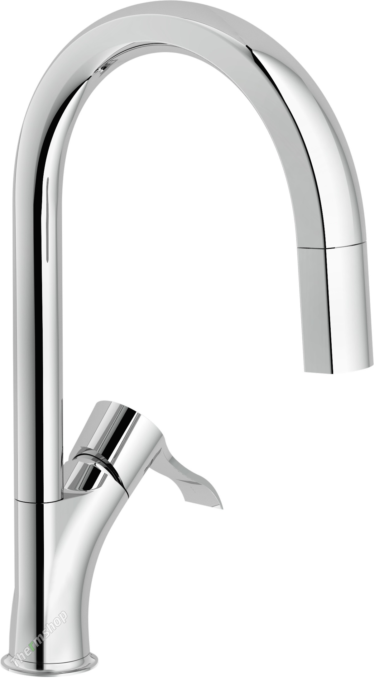 Смеситель для кухни TekNobili SOFÌ, MODERN RETRÒ  SI98127CR (с вытяжным изливом)