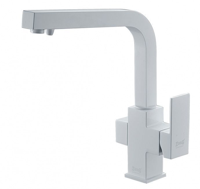Смеситель для кухни Zorg ZR 311 YF-WHITE (белый)