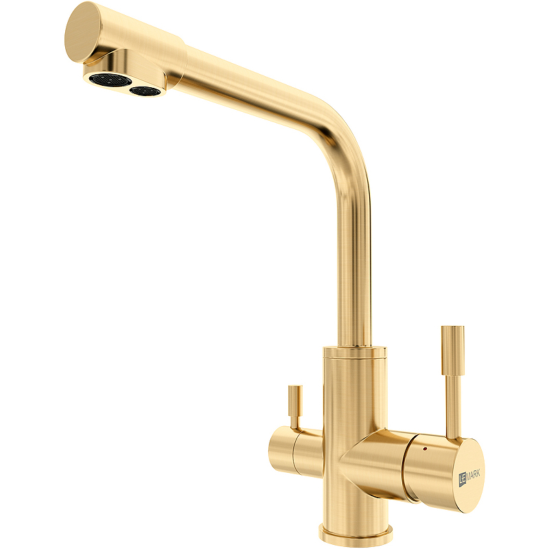 Смеситель для кухни Lemark Expert LM5061LGN (золото светлое)