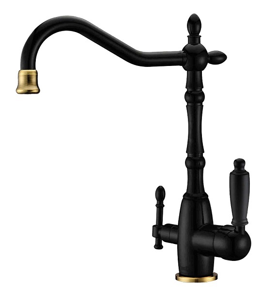 Смеситель для кухни Zorg  ZR 312-33 YF BLACK BRONZE (черный/бронза)