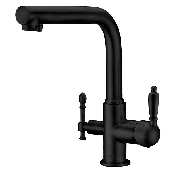 Смеситель для кухни Zorg ZR 313 YF-33 BLACK (черный)