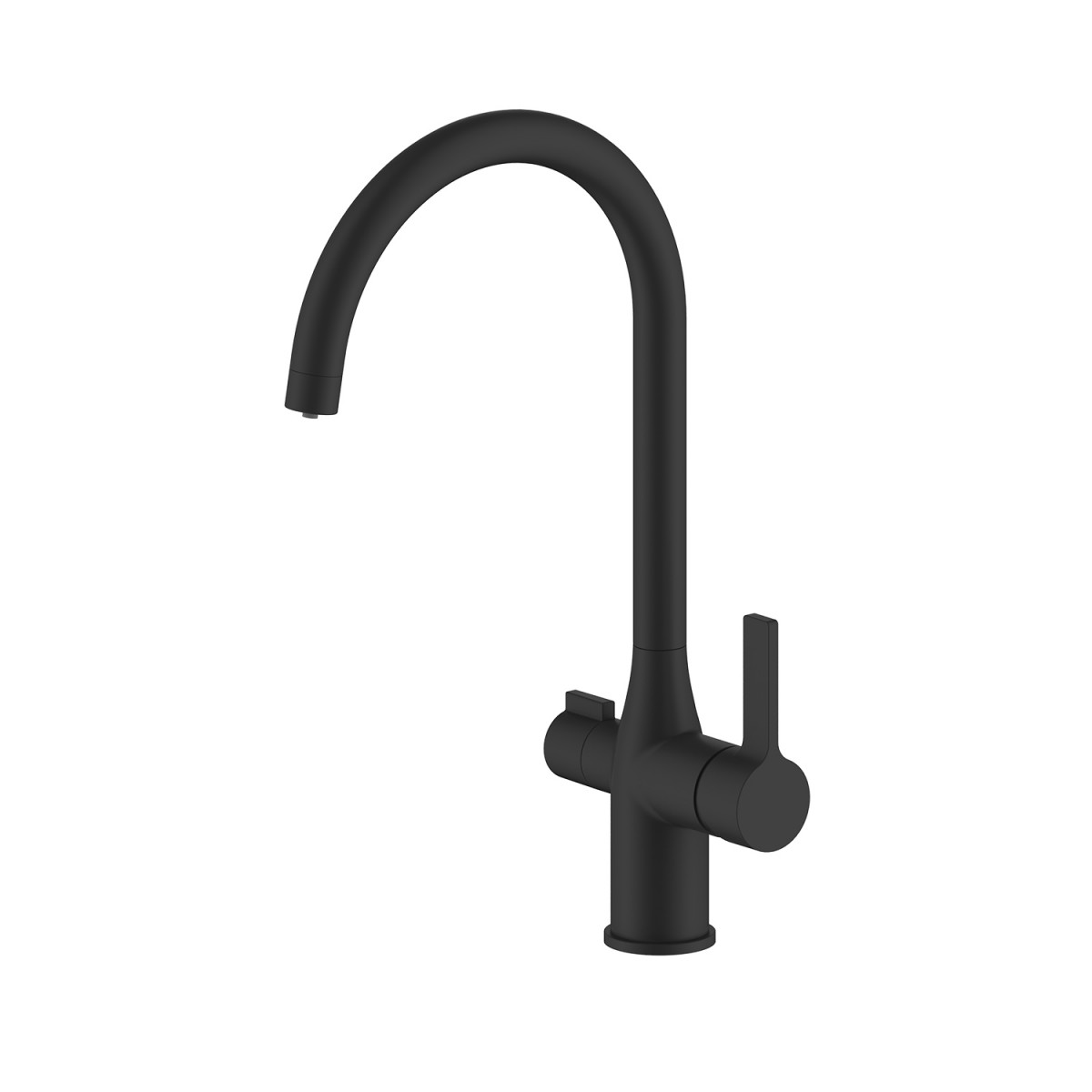 Смеситель для кухни IDDIS Pure PURBLFJi05 (черный матовый)