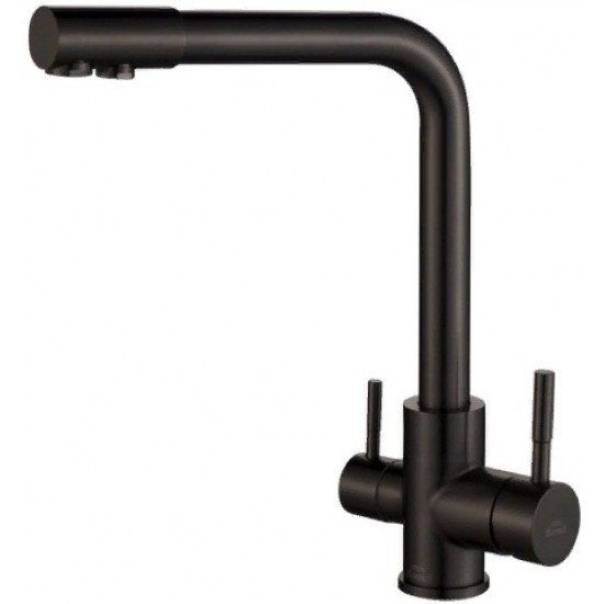Смеситель для кухни Zorg SH 801 INOX GRAFIT PVD (графит)