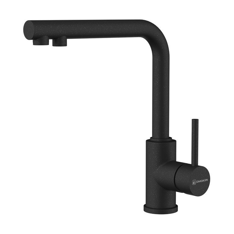 Смеситель для кухни Omoikiri Nakagawa 2 Plus-BL 4994414 (черный)