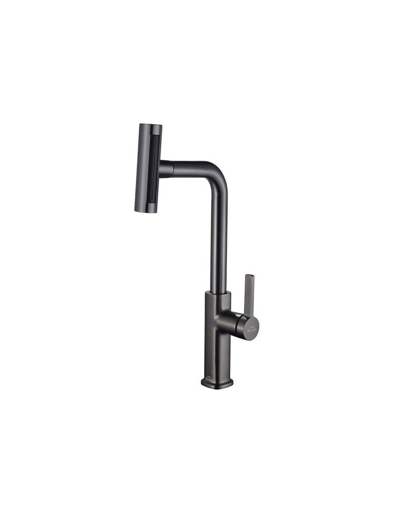 Смеситель для кухни Zorg Steel Hammer SH 092 PVD GRAFIT (графит)