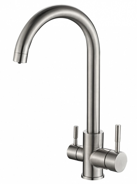 Смеситель для кухни Zorg SH 713 INOX (сталь)