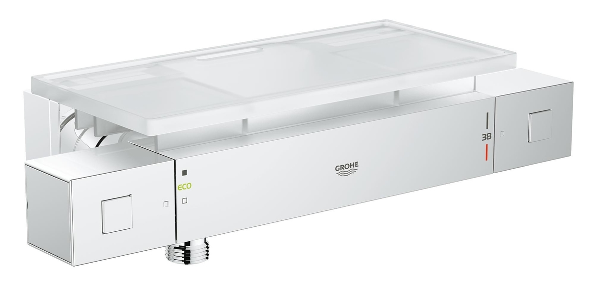 Термостат для душа GROHE Grohtherm Cube с полочкой, хром 34491000