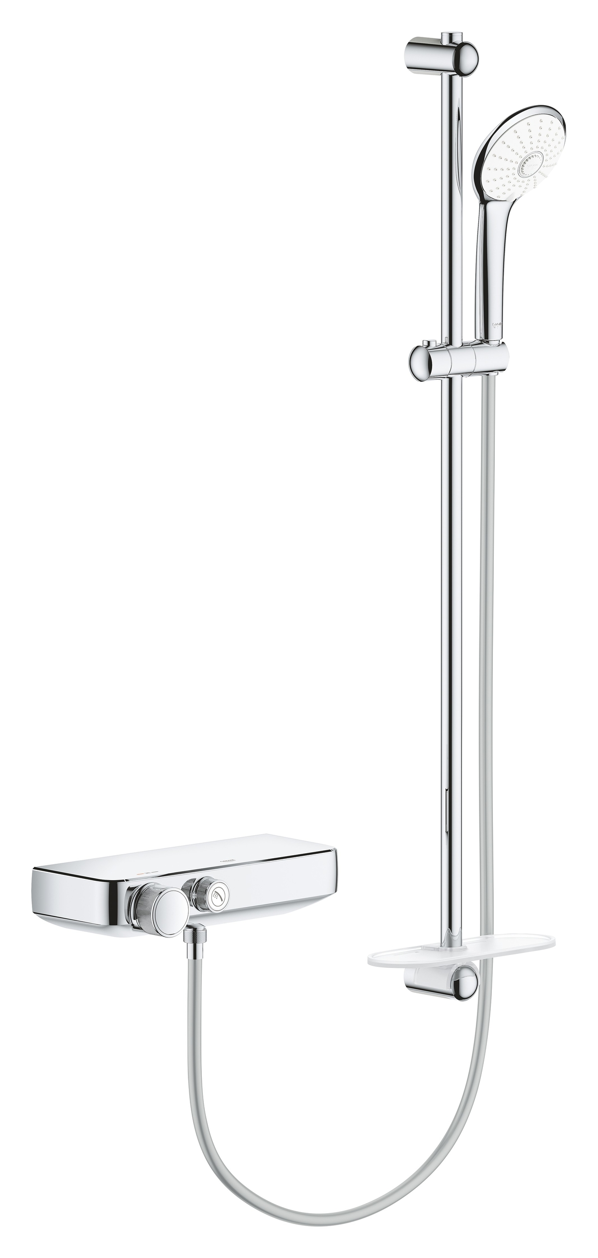 Термостат для душа GROHE GRT SmartControl и душевой гарнитур Euphoria 110 Massage с душевой штангой 900 мм 34721000