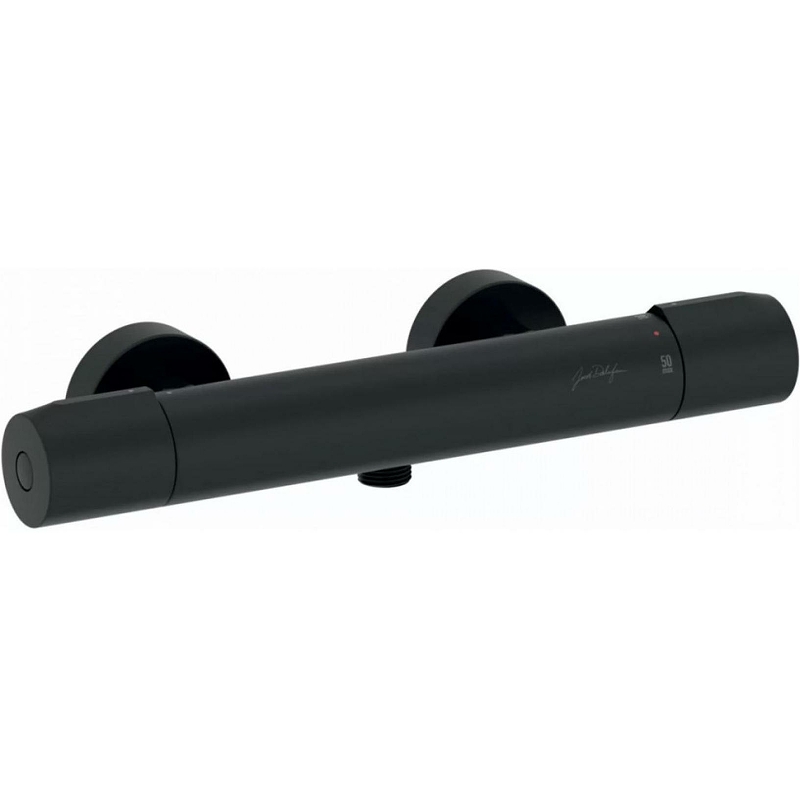 Смеситель для ванны Jacob Delafon Metro E24394-BL (чёрный матовый) с термостатом