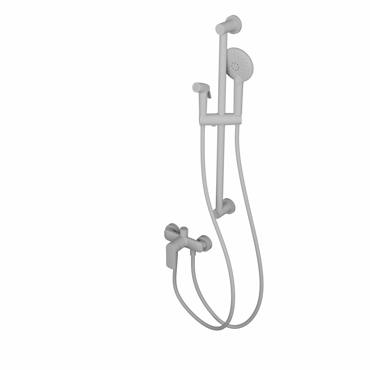 Смеситель для душа Wonzon&Woghand WW-A4888-MW (белый матовый)