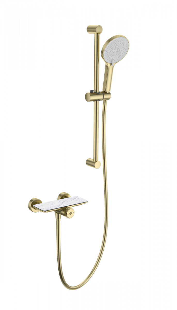 Смеситель для душа Wonzon&Woghand ClickPlate WW-B2052-A-BG (брашированное золото)