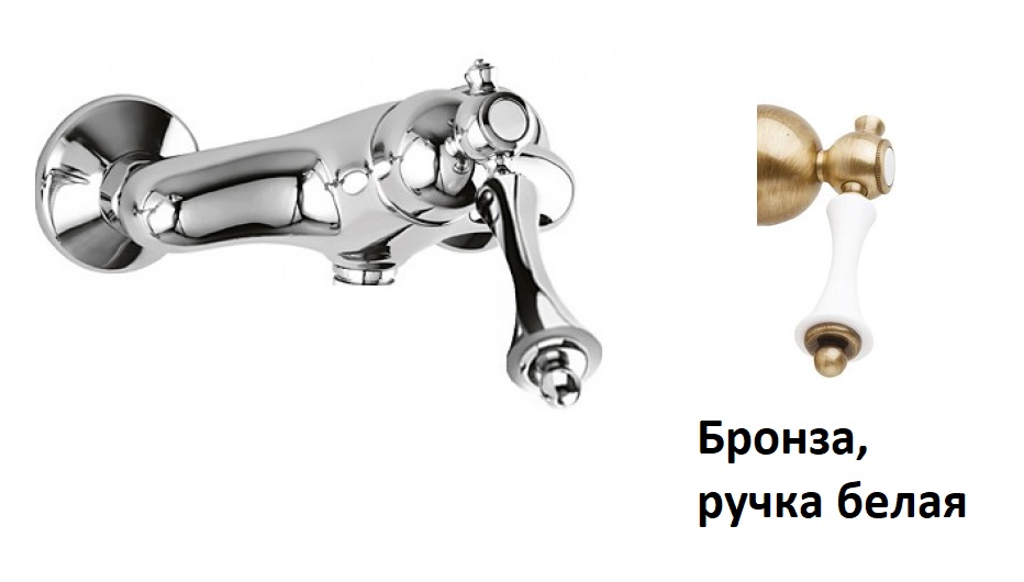 Смеситель для душа Cezares MARGOT-DM-02-Bi (бронза)