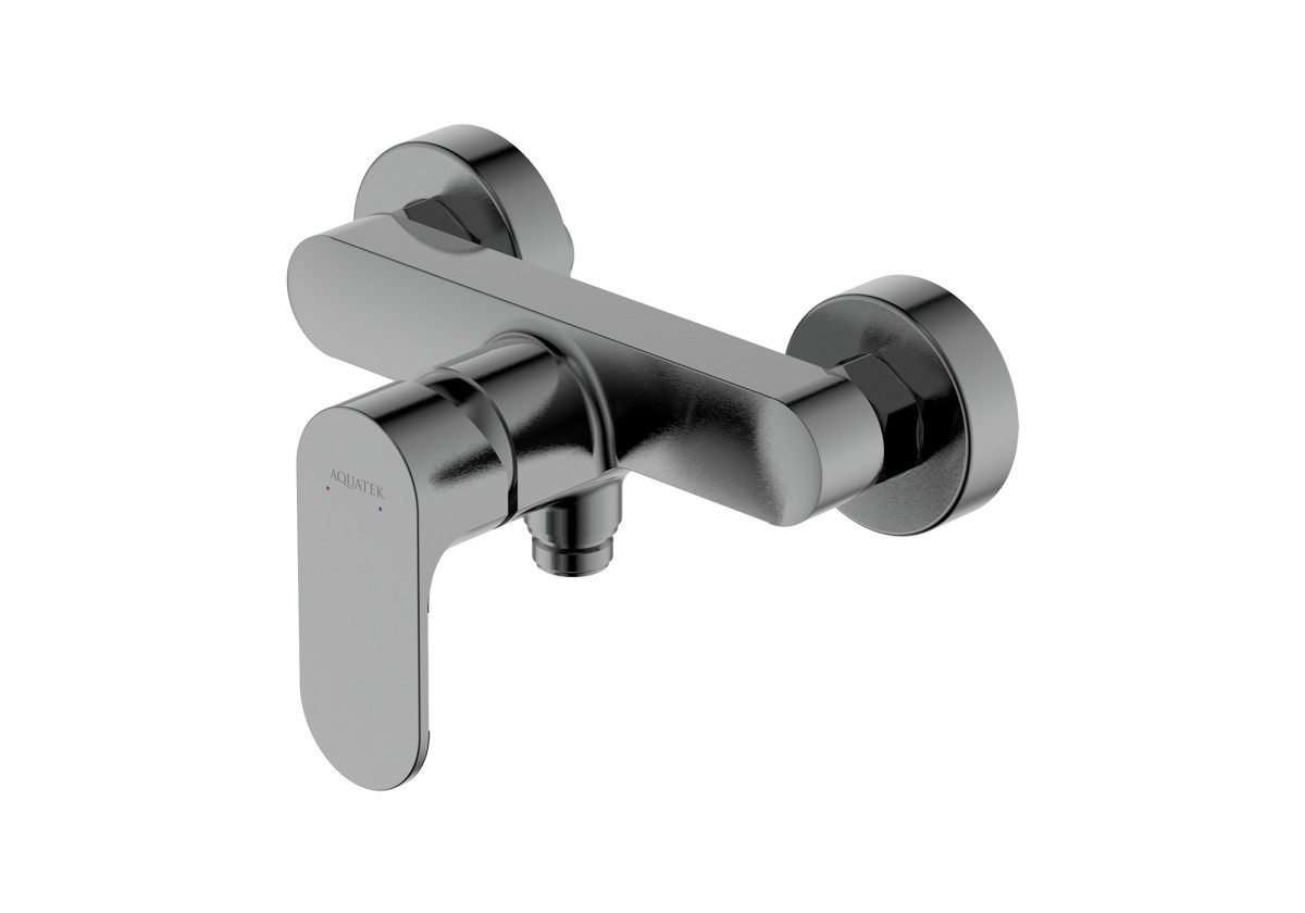 Смеситель для ванны AQUAme Альфа AQ1960BGM (оружейная сталь)