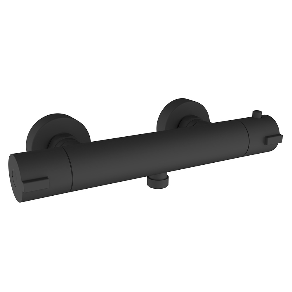 Смеситель для душа Clever Up! Urban 61010 (чёрный матовый) с термостатом
