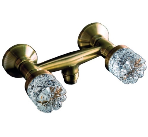 Смеситель для душа Boheme Crystal 314-CRST (бронза)