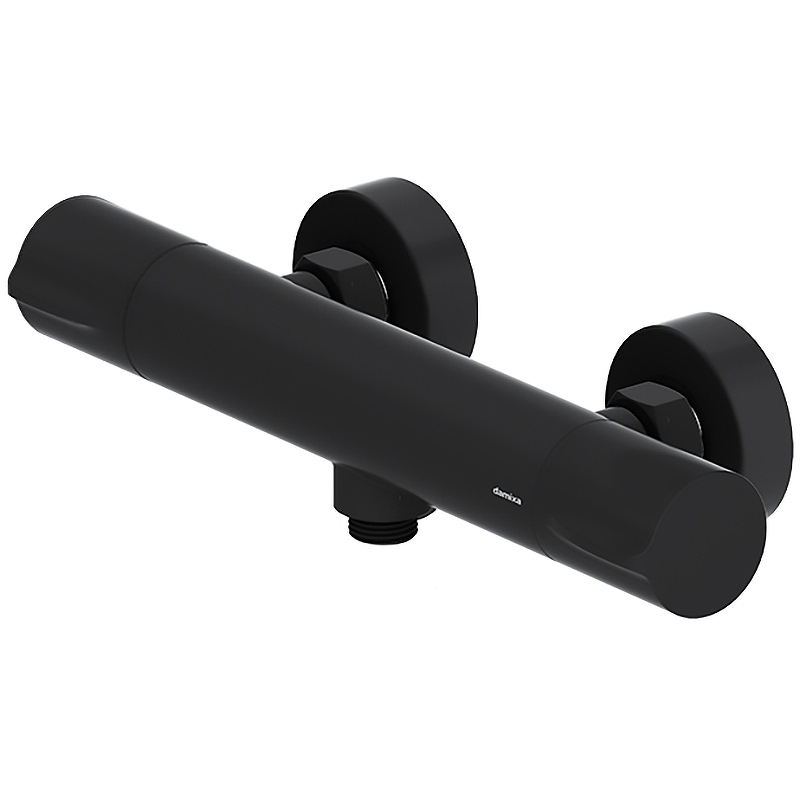 Смеситель термостатический для душа Damixa Scandinavian Pure 366000300 (черный матовый)
