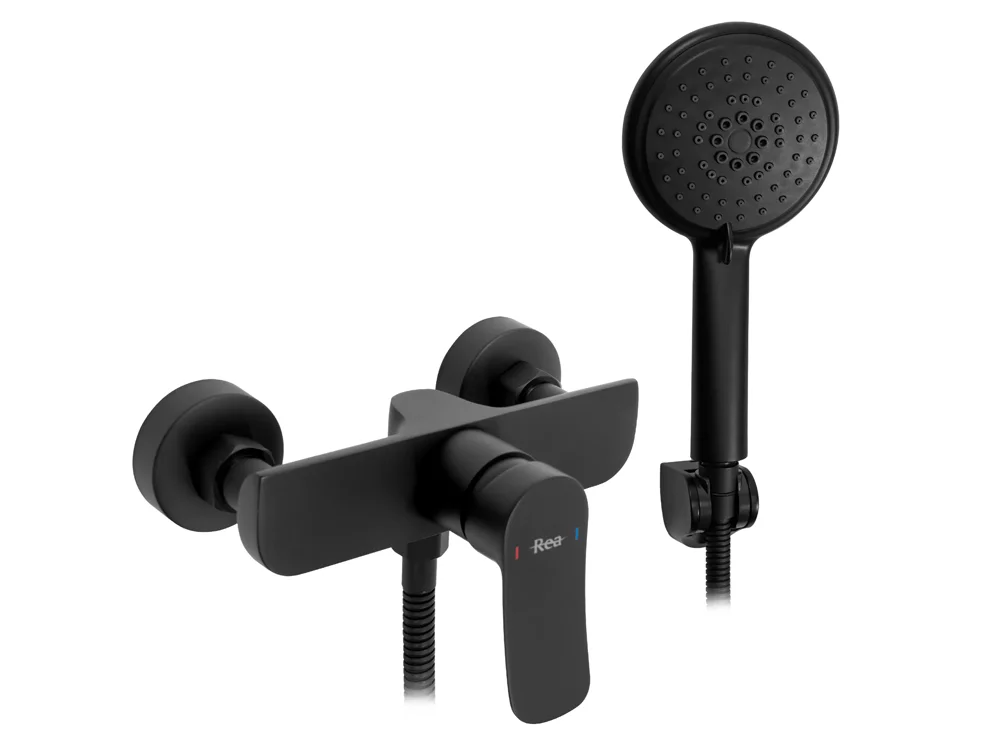 Смеситель для душа Rea Dart REA-B3302 (чёрный матовый)
