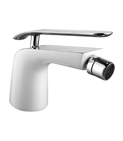 Смеситель для биде Lemark Melange LM4908CW (белый/хром)
