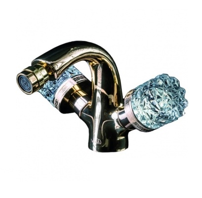 Смеситель для биде Boheme Crystal 316-CRST (бронза)