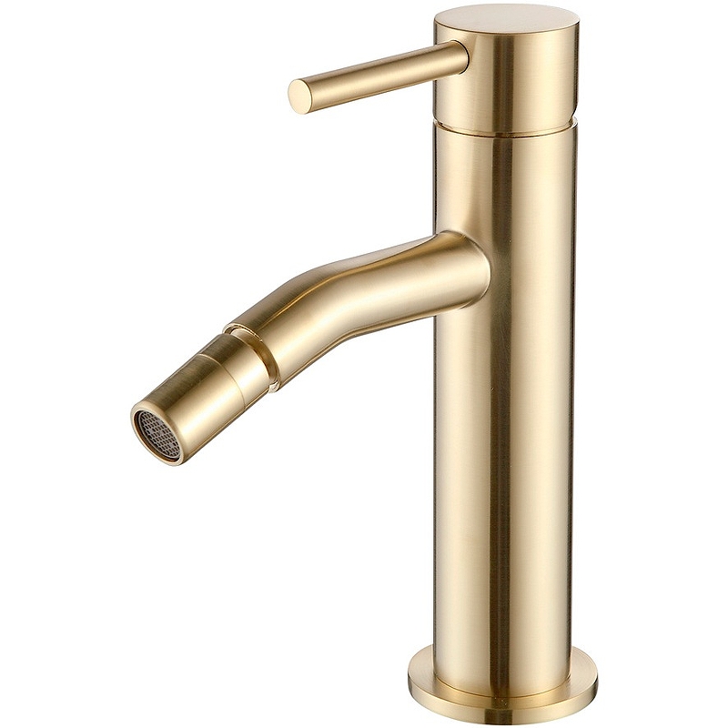 Смеситель для биде AQUAme Siena AQM6216BG (золото шлифованное)