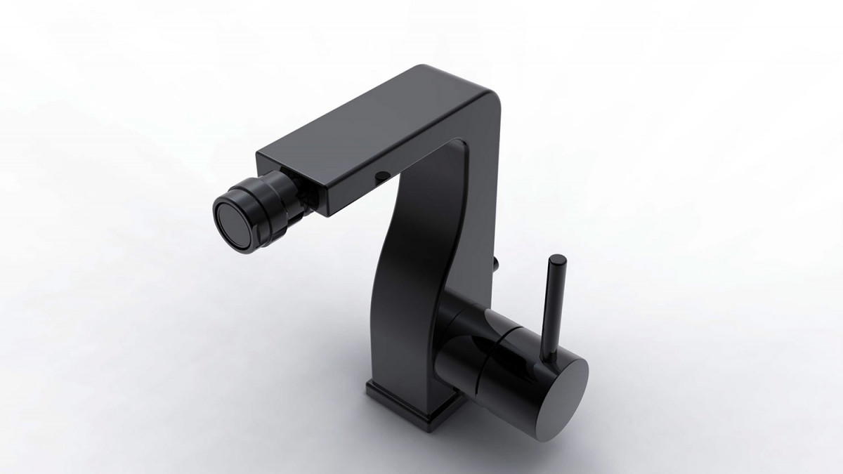 Смеситель для биде Bravat Arc F36061K-ENG (черный матовый)