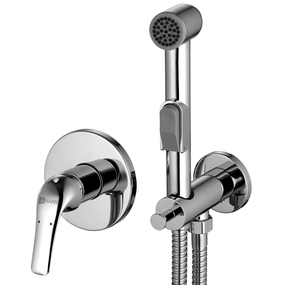 Гигиенический душ со смесителем Lemark Plus Advance LM1219C (хром)