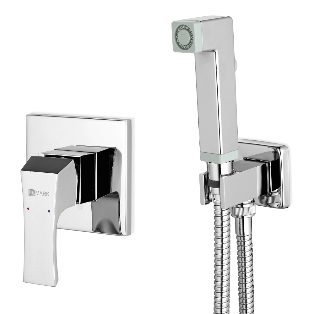 Гигиенический душ со смесителем Lemark Unit LM4519C (хром)