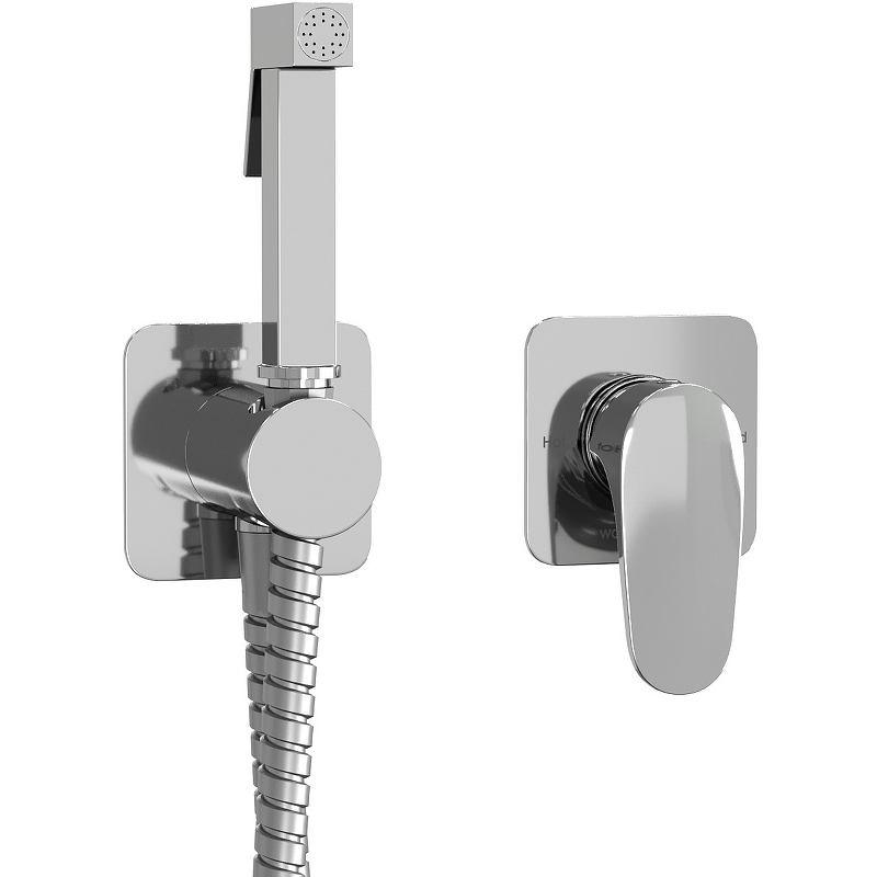 Гигиенический душ со смесителем WasserKRAFT Weida A3151.271.057.136 (хром)